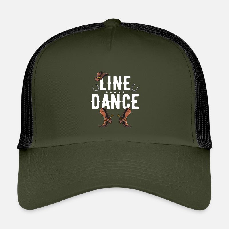 line dance - Kids’ Trucker Cap - olive/black