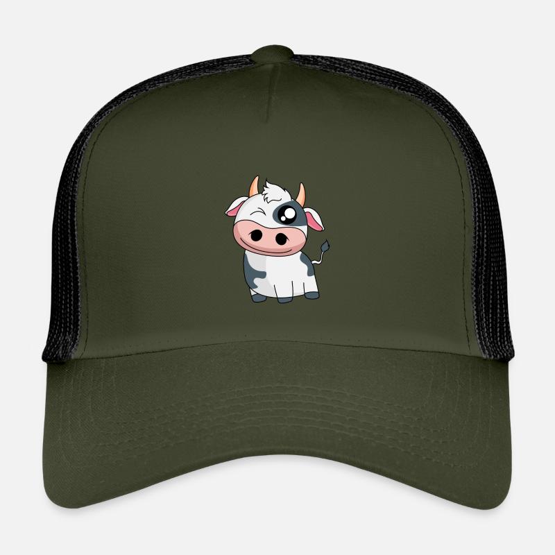 Lächelnde Süße Milchkuh Kinder Trucker-Cap