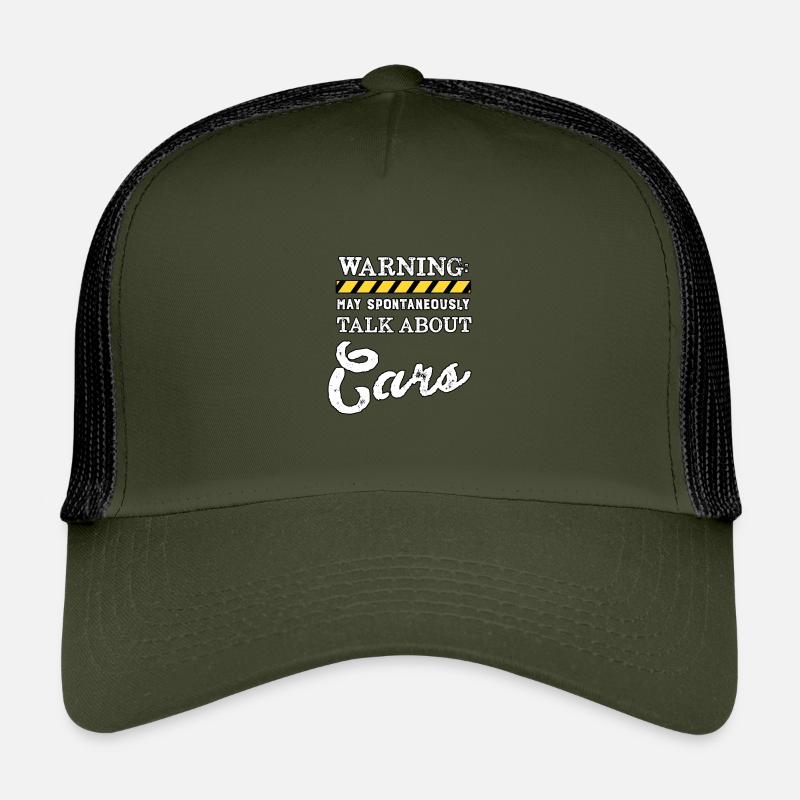 Auto - Kinder Trucker-Cap - Olive/Schwarz