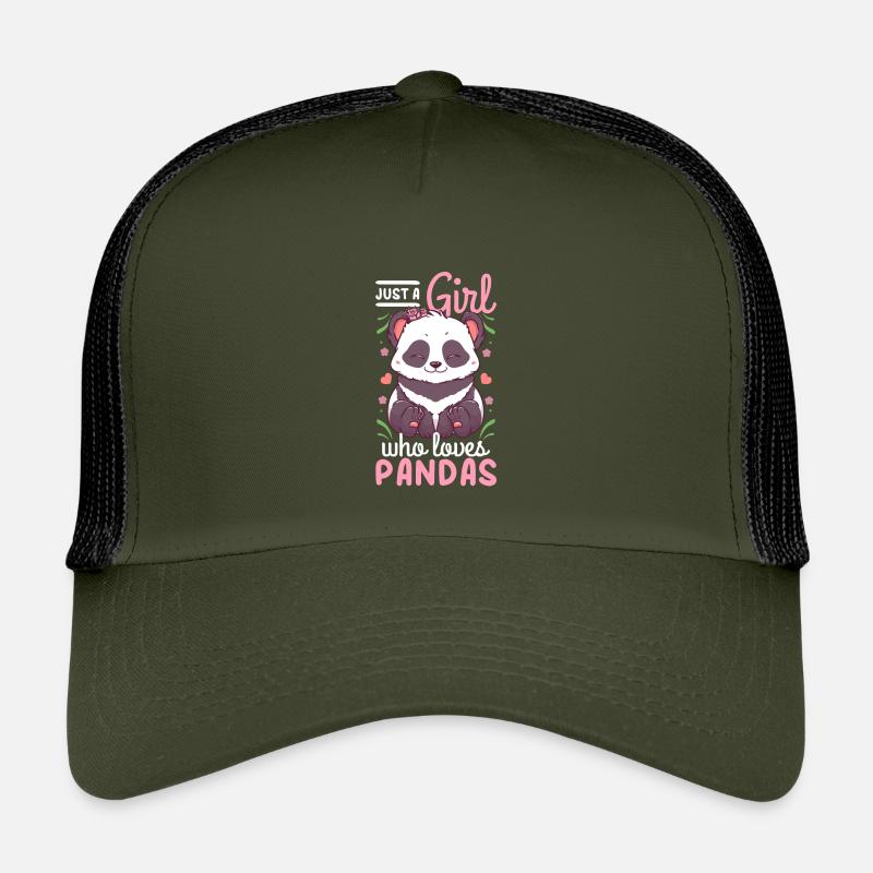 Panda Kinder Trucker-Cap
