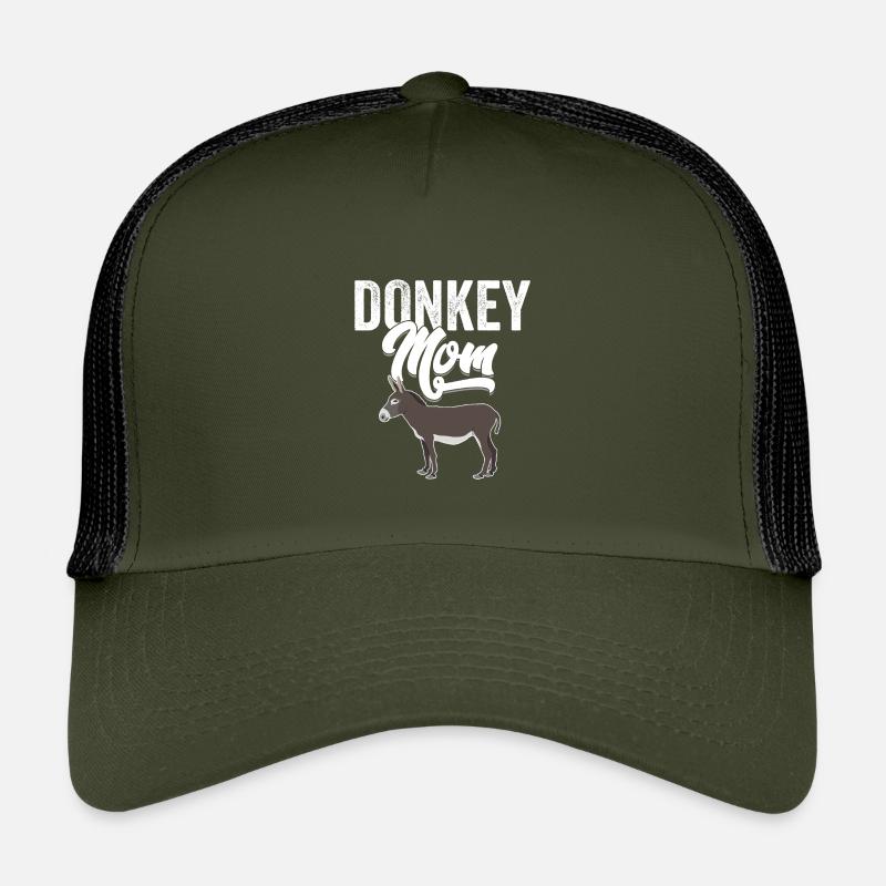 Esel - Esel Mama - Kinder Trucker-Cap - Olive/Schwarz