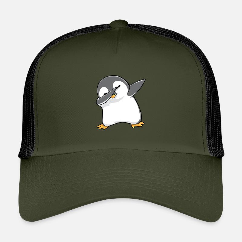 Pinguin Dabbing Kinder Trucker-Cap