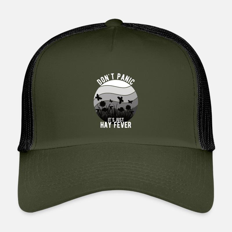 « Don’t Panic It’s Just Hay Fever » Casquette trucker enfant