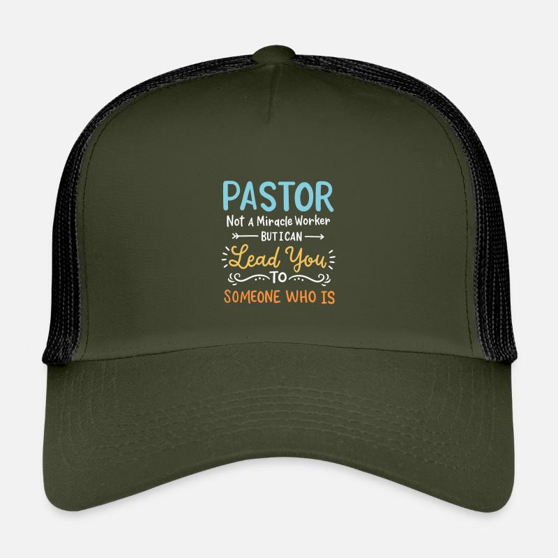 Pfarrer Priester - Kinder Trucker-Cap - Olive/Schwarz