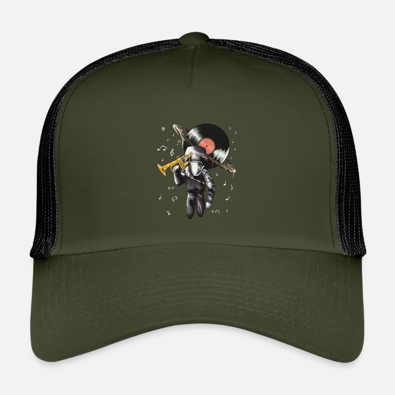 Jazz - Kinder Trucker-Cap - Olive/Schwarz