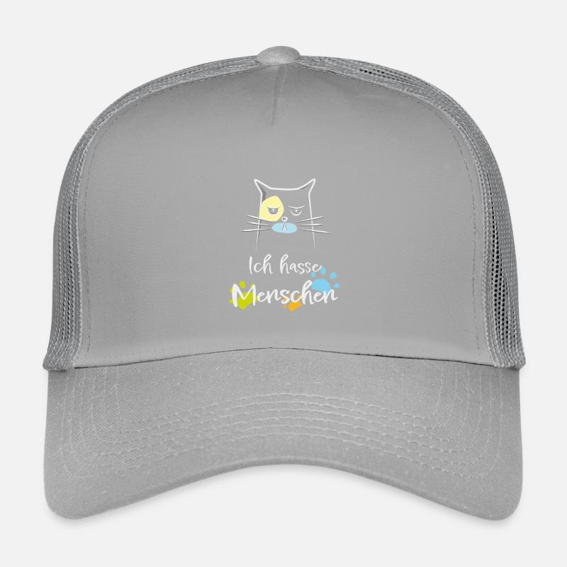 Ich hasse Menschen! Katze, Miesepeter Kinder Trucker-Cap