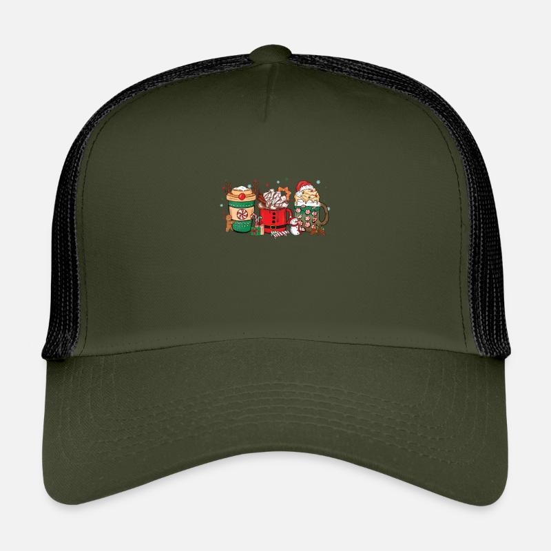 Tasse de chocolat chaud de Noël Casquette trucker enfant