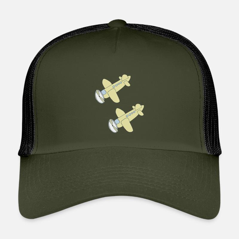 flugzeug 2fach Kinder Trucker-Cap