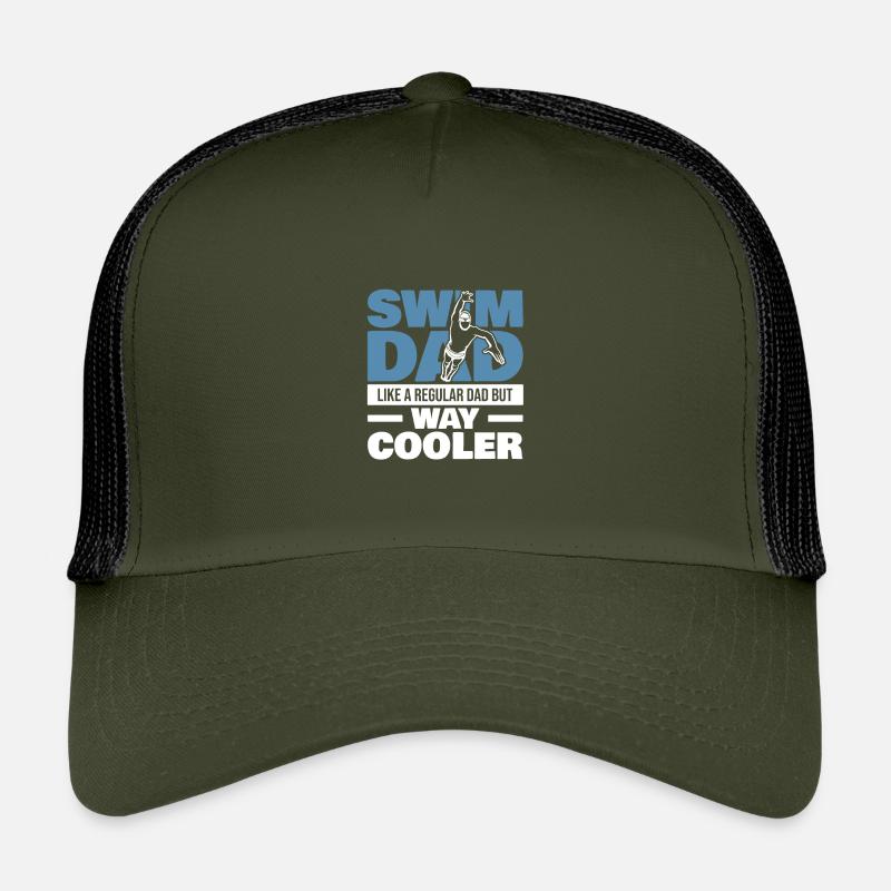 Schwimmer Papa Kinder Trucker-Cap