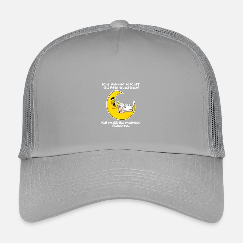 Schaf Schafe Spruch Sprüche Schlafen Ausschlafen Kinder Trucker-Cap