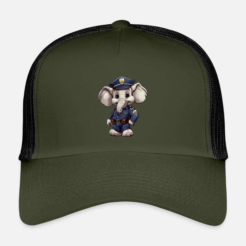 Police des éléphants Casquette trucker enfant