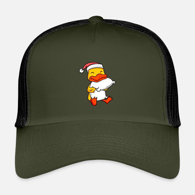 Canard Mignon Fatigué Dormir À Noël Casquette trucker enfant