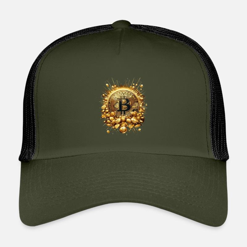 Bitcoin Explosion Crypto Enthusiasts Kids’ Trucker Cap