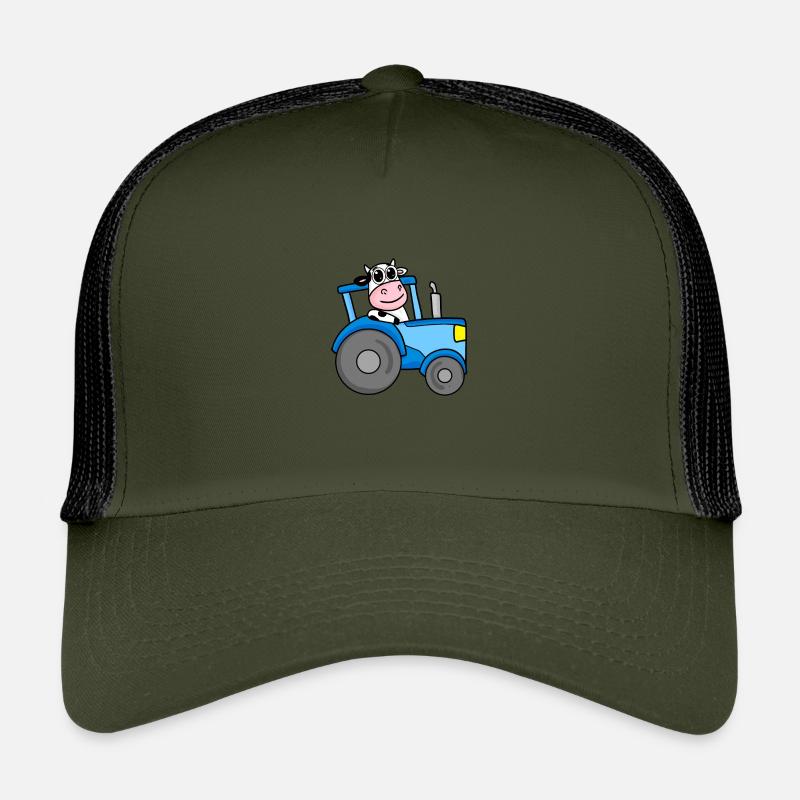 Ferme de tracteurs de vaches Casquette trucker enfant