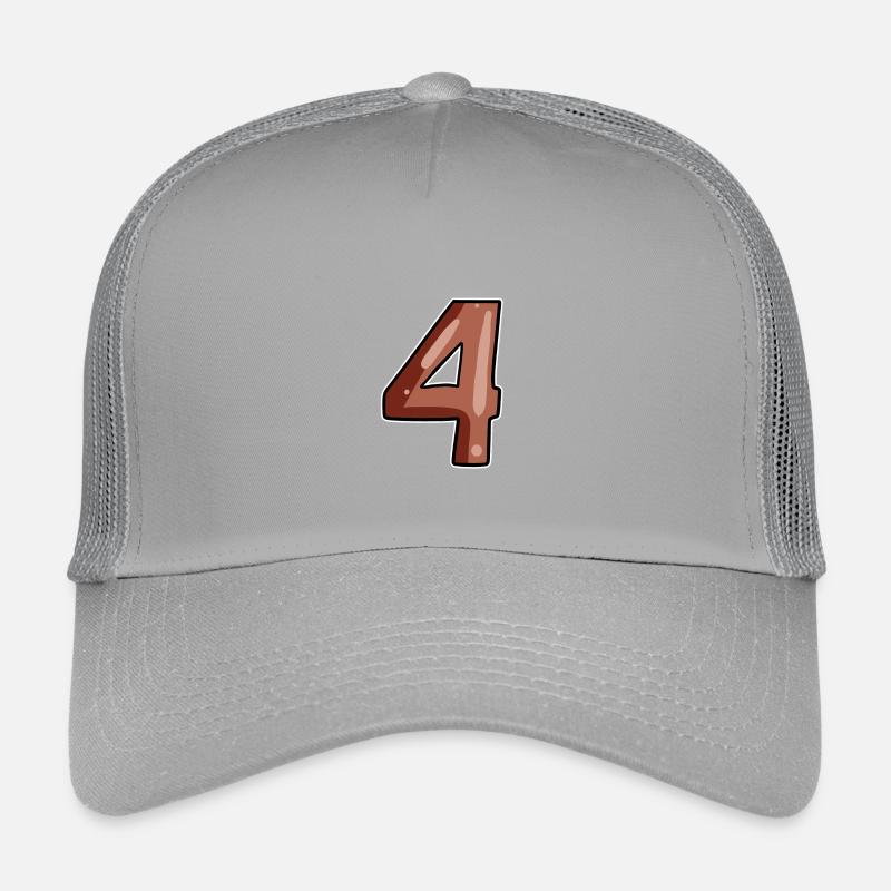 4 Numéro Numéro Quatre Marron Casquette trucker enfant