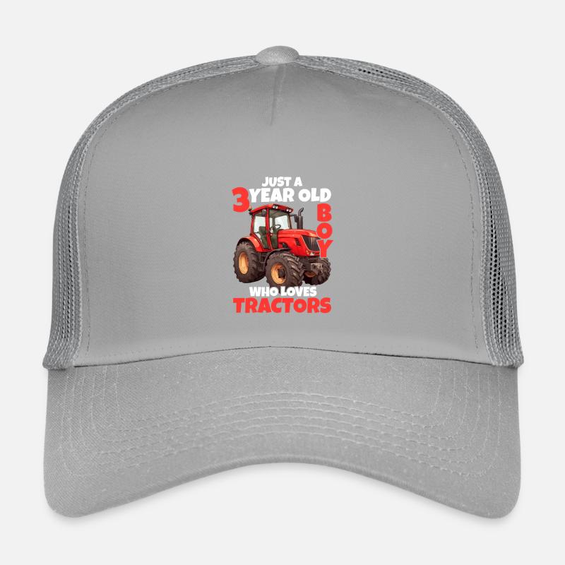 Traktor 3 Jahre 3. Geburtstag Junge Geschenk Kinder Trucker-Cap