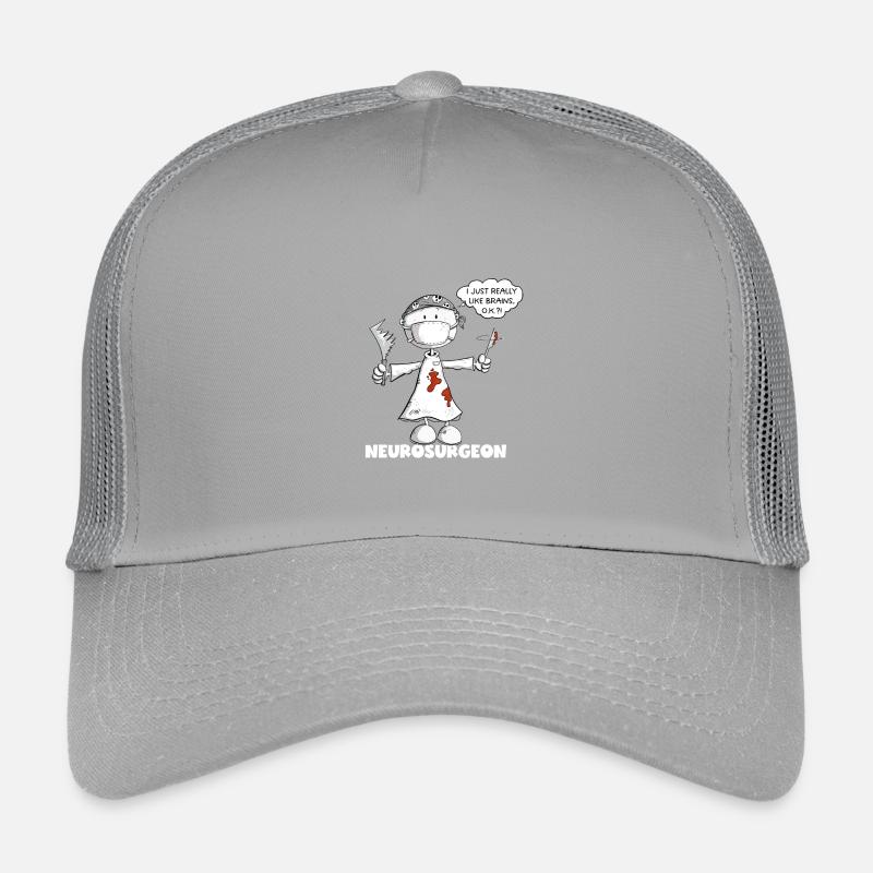 Neurochirurg Spruch Chirurg Strichmännchen Cartoon Kinder Trucker-Cap