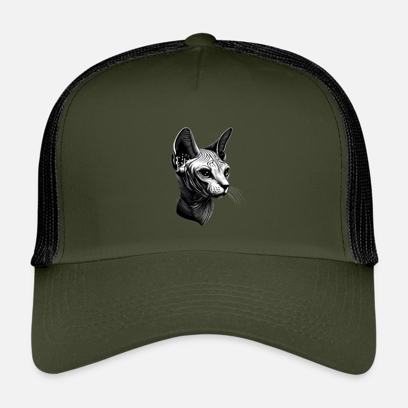Sphynx Cat Sphynx Cat Canadian Cat Cute Sphinx Kids’ Trucker Cap