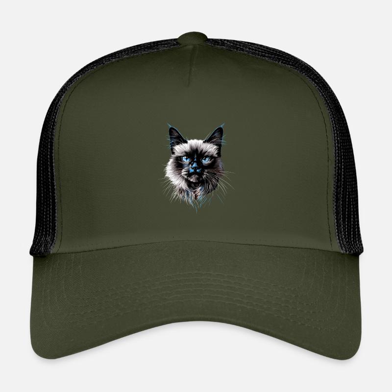 Birman Cat Sacred Birman Cat Cute Birman Cats Kids’ Trucker Cap