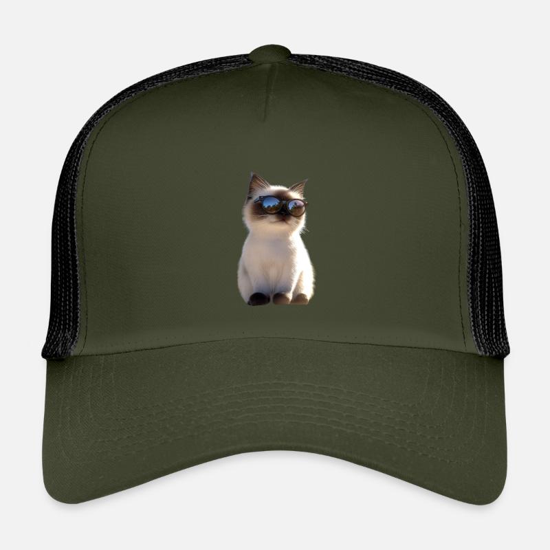 Birman Cat Sacred Birman Cat Cute Birman Cats Kids’ Trucker Cap