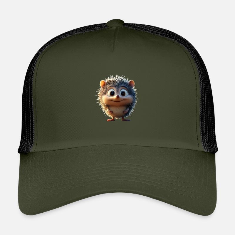 Hérisson Hérisson à ventre blanc Hérisson épineux Amour Hérisson mignon Casquette trucker enfant
