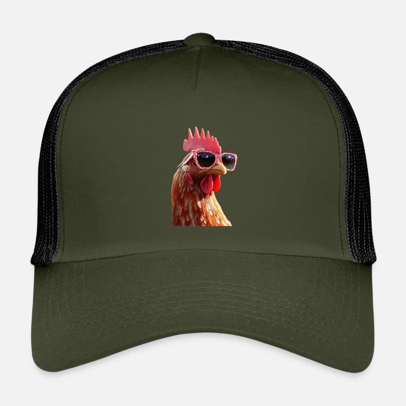 Poulet Poulet Poule Ferme Fermier Poulets mignons Casquette trucker enfant