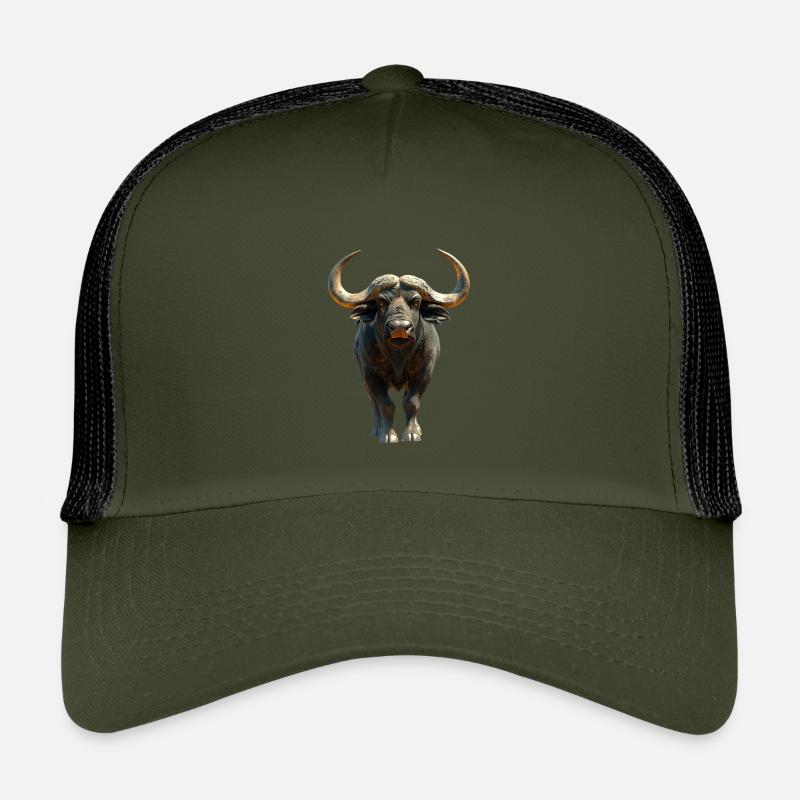 Buffle du Cap Buffalo Safari Buffle d’Afrique Casquette trucker enfant