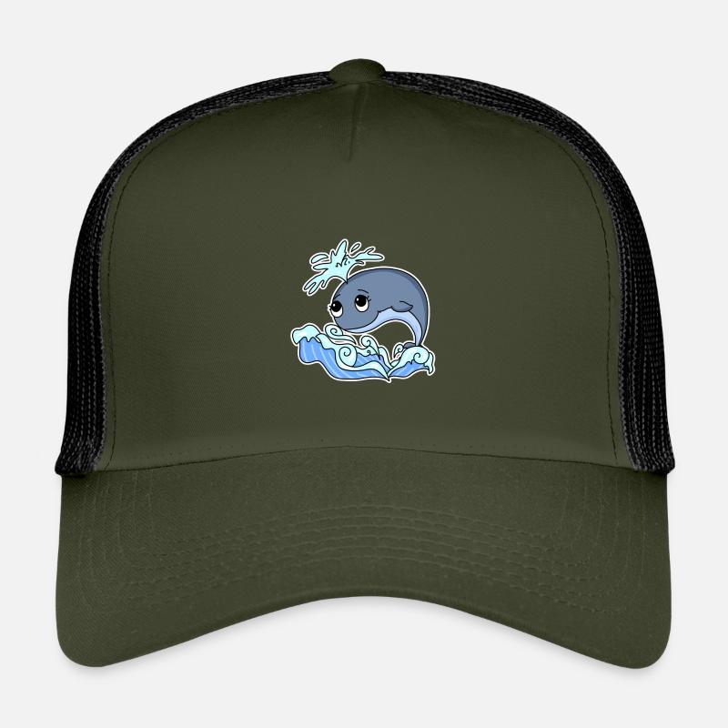 Baleine Animal Océan Graphique Casquette trucker enfant