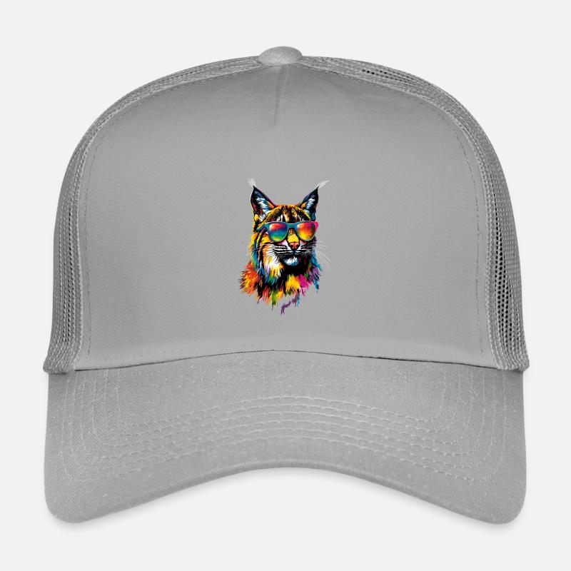 Lynx Chat sauvage Grands chats Chats Mignon Lynx Casquette trucker enfant