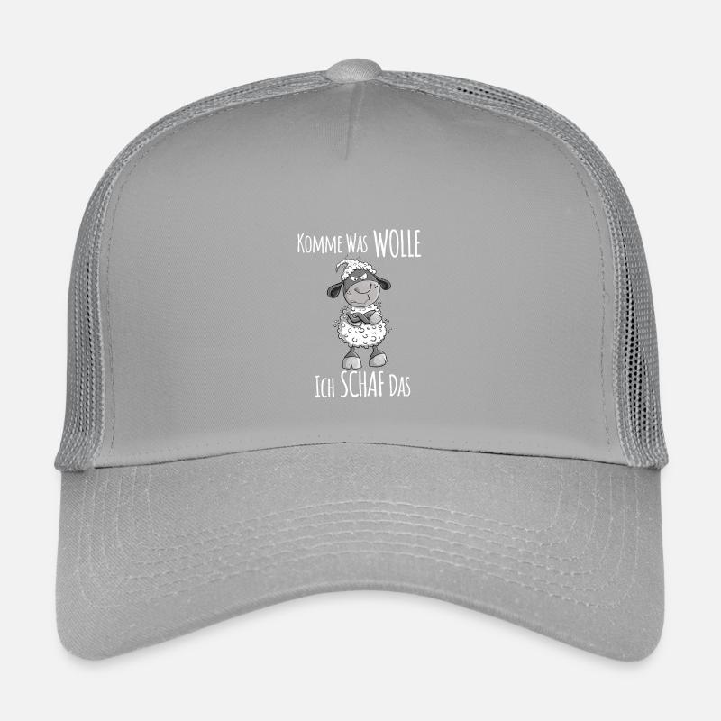 Komme Was Wolle Ich Schaf Das Schaf Kinder Trucker-Cap