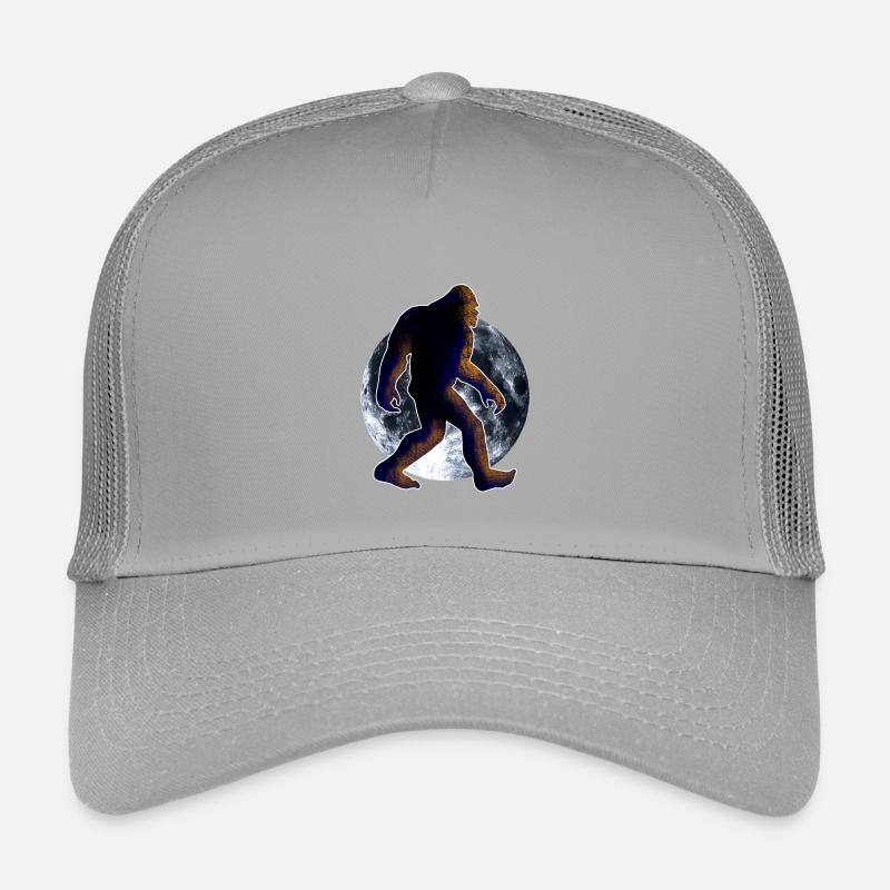 Bigfoot Sasquatch und Mond Kinder Trucker-Cap