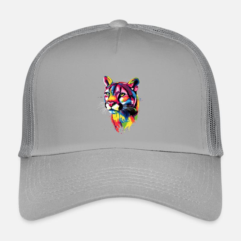 Panthère léopard gros chat mignon gros chat chats Casquette trucker enfant