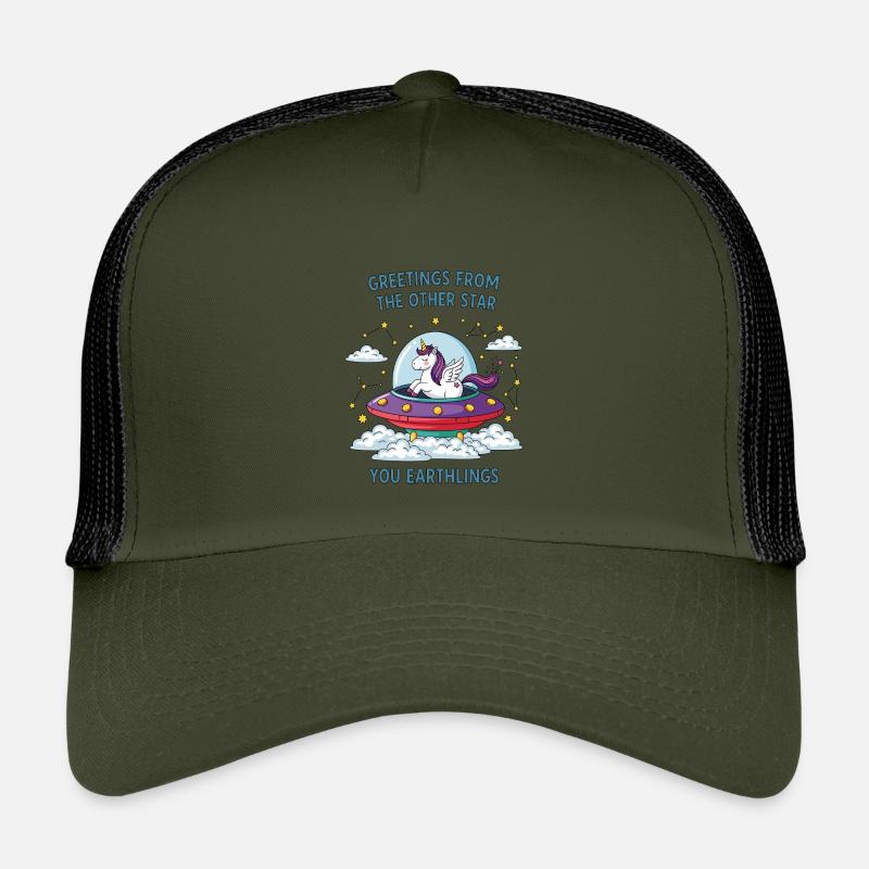 Unicorn from space Kids’ Trucker Cap
