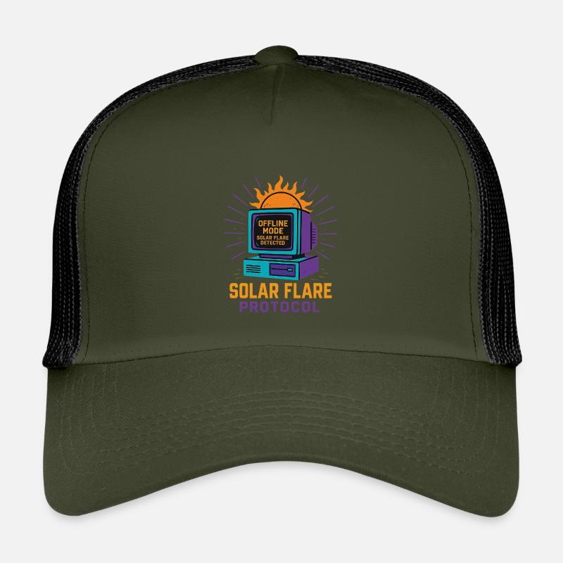 T-shirt Retro Tech Solar Flare Protocol Casquette trucker enfant