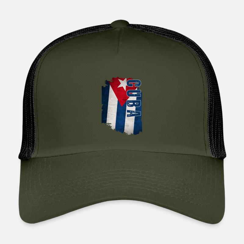Drapeau cubain vertical, fierté cubaine Casquette trucker enfant