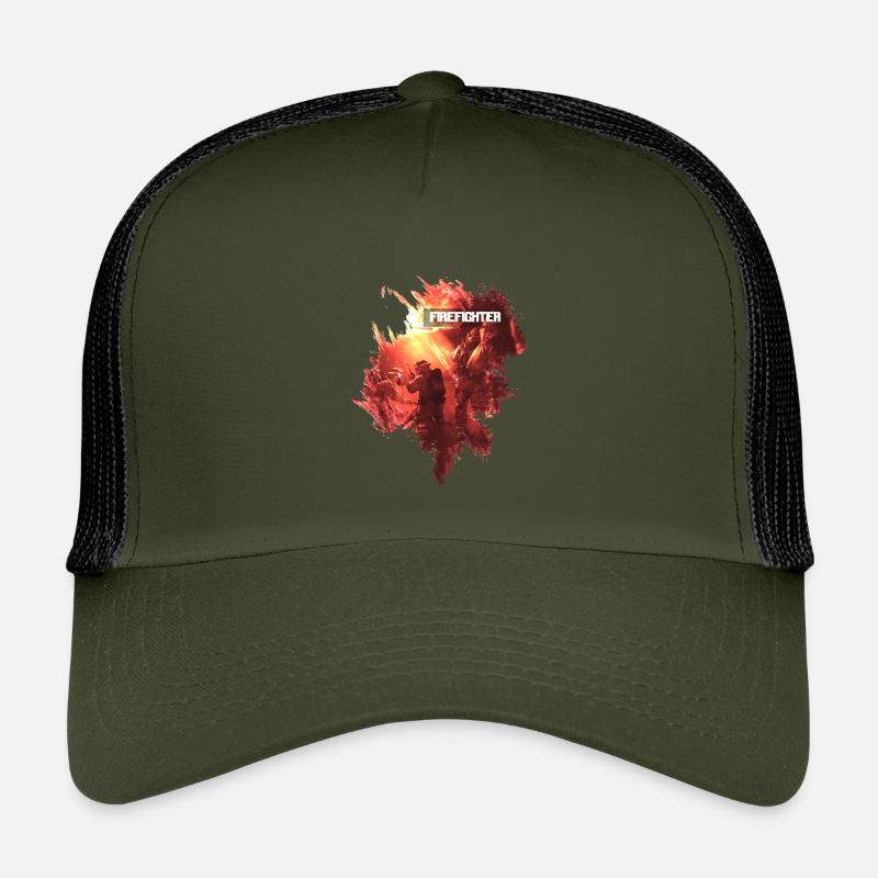 Firefighter Kids’ Trucker Cap