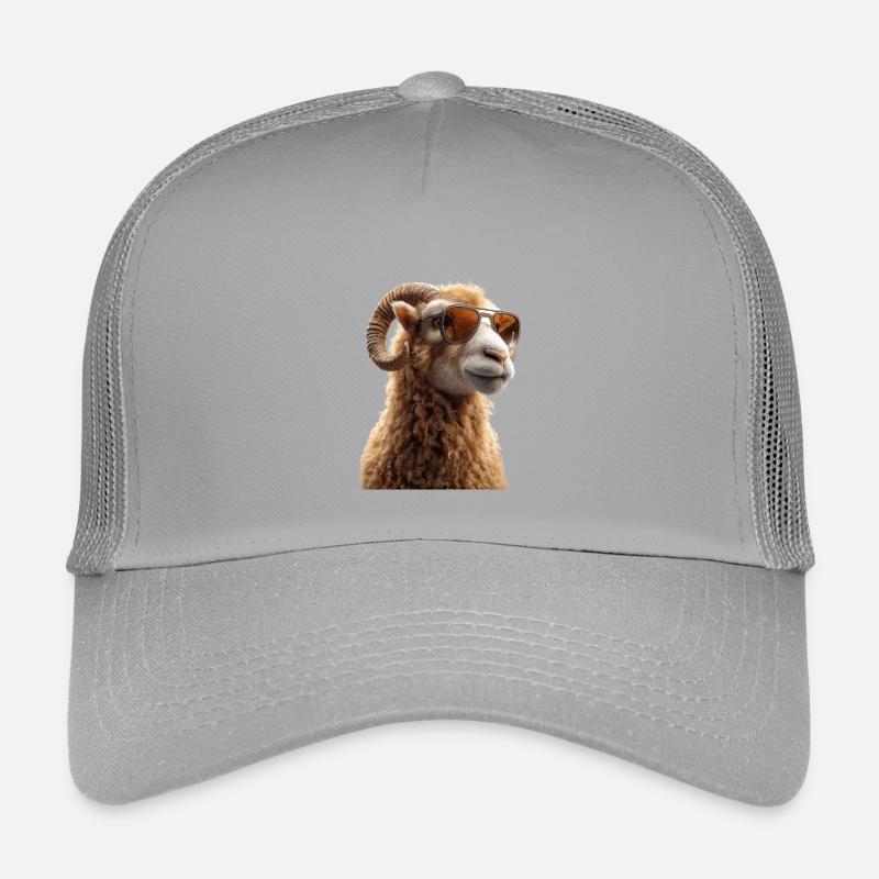 Aries mouflon Aries Wild Sheep Male Sheep Kids’ Trucker Cap