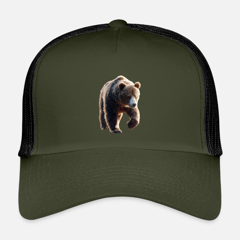 Brown Bear, Grizzly Bear, Bear Brothers, Forest, Wild Bears Kids’ Trucker Cap