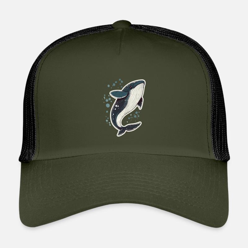 Wal - Kinder Trucker-Cap - Olive/Schwarz