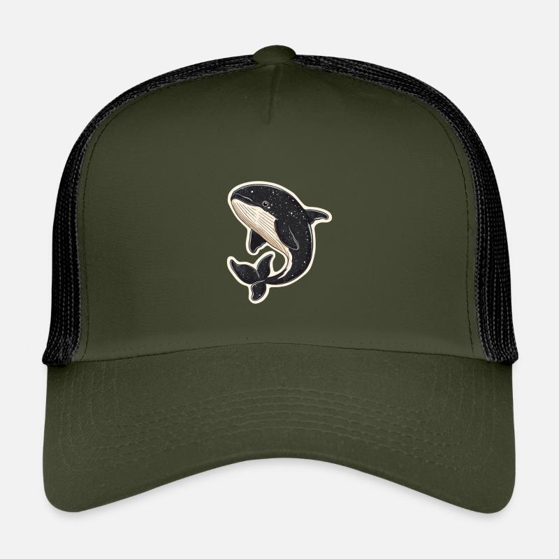 Wal - Kinder Trucker-Cap - Olive/Schwarz