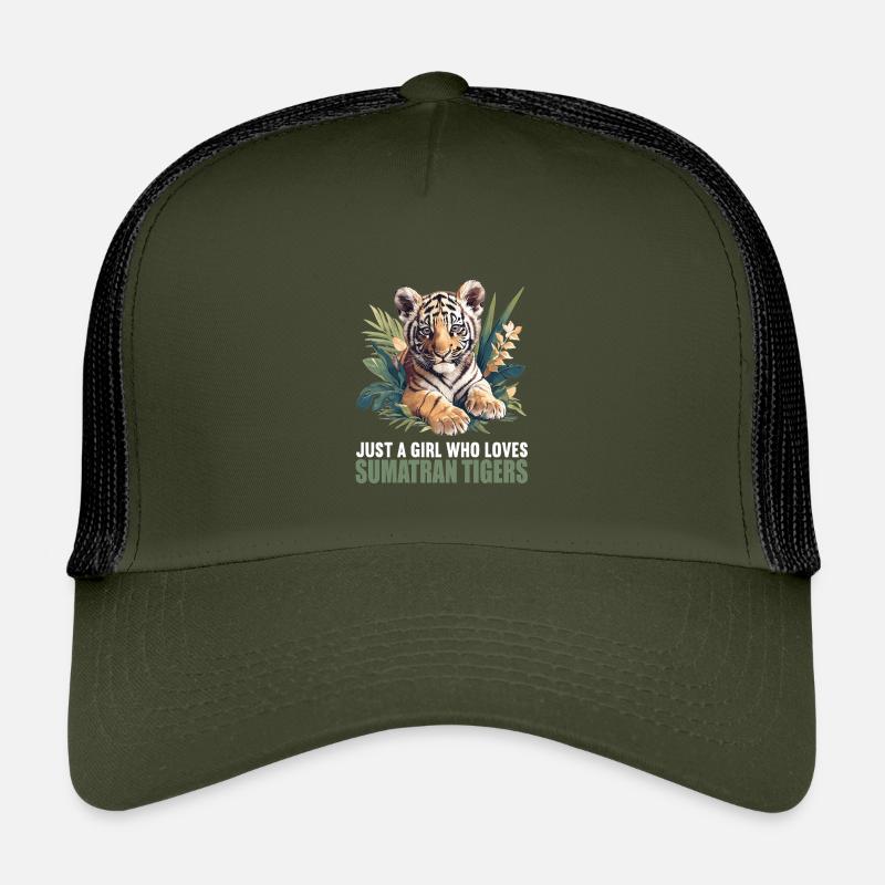 Sumatran tiger Kids’ Trucker Cap