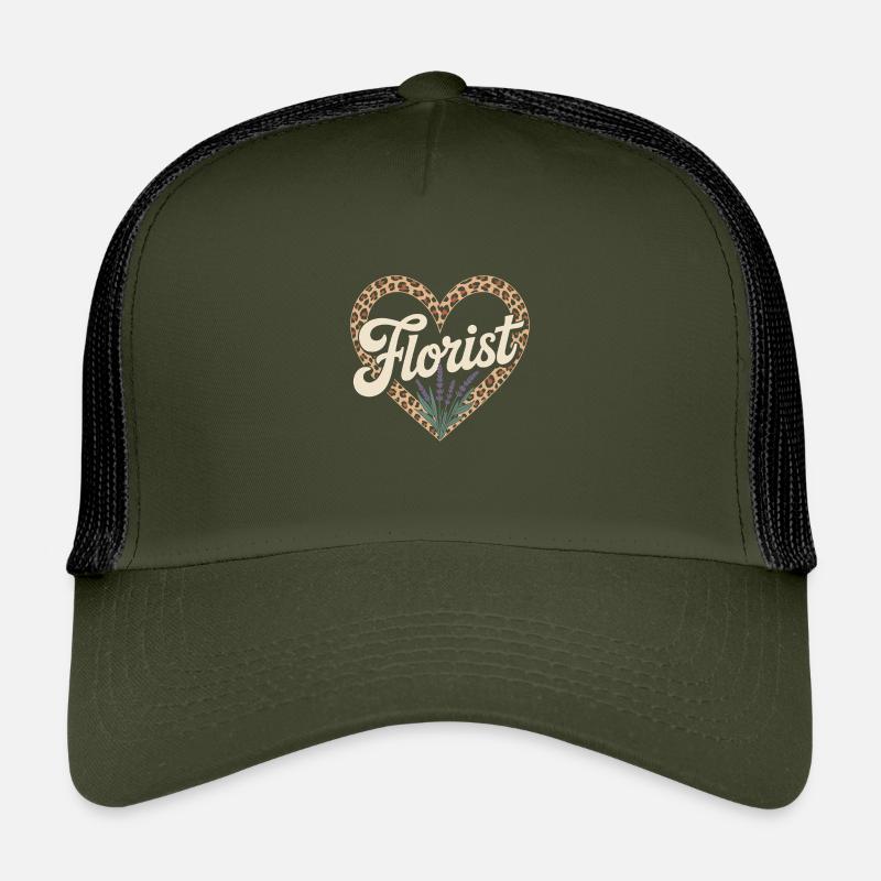 Florist Herz Design Kinder Trucker-Cap