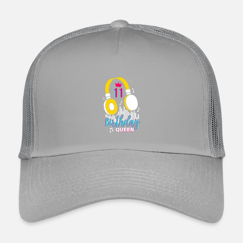 Birthday Queen 11. Geburtstag Kinder Trucker-Cap