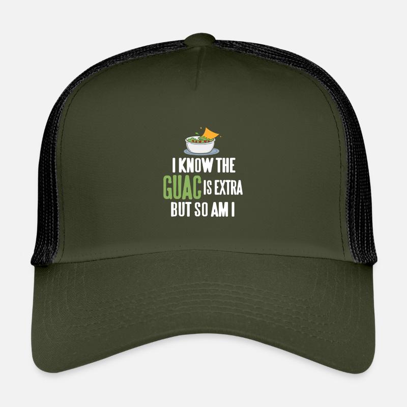 Guacamole Is Life Funny Snack Chip Dip Meme Kinder Trucker-Cap