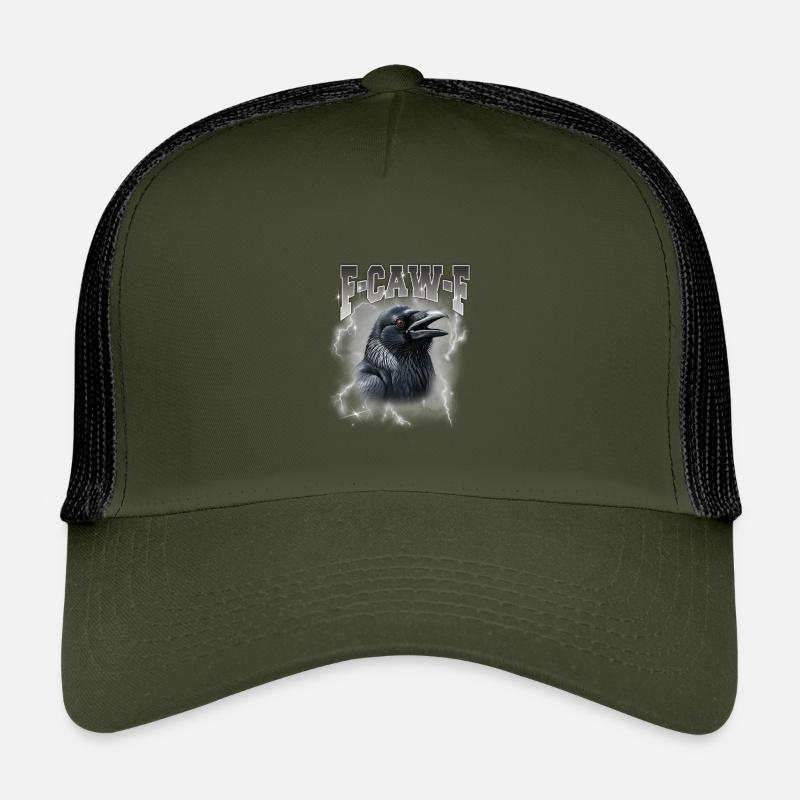 F-Caw-E Raven Storm Graphic Kids’ Trucker Cap