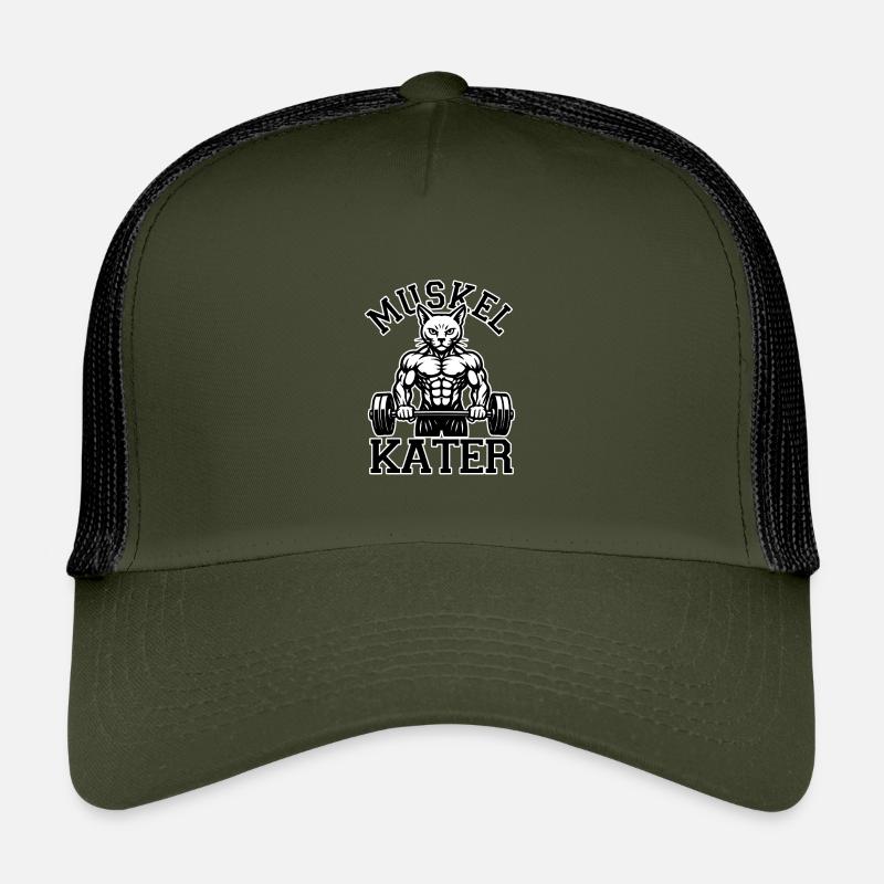 Muscle soreness - cat - saying Kids’ Trucker Cap