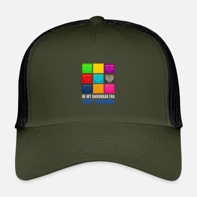 Noël juif laid à l’époque de Hanoukka Drôle Hanoukka Casquette trucker enfant