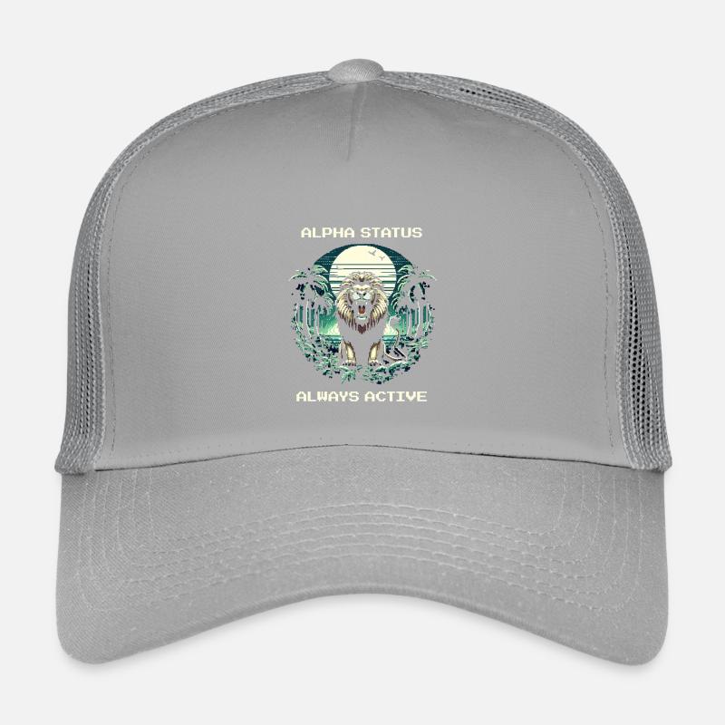 Statut Alpha Actif | Lion, Domination, Nature Casquette trucker enfant