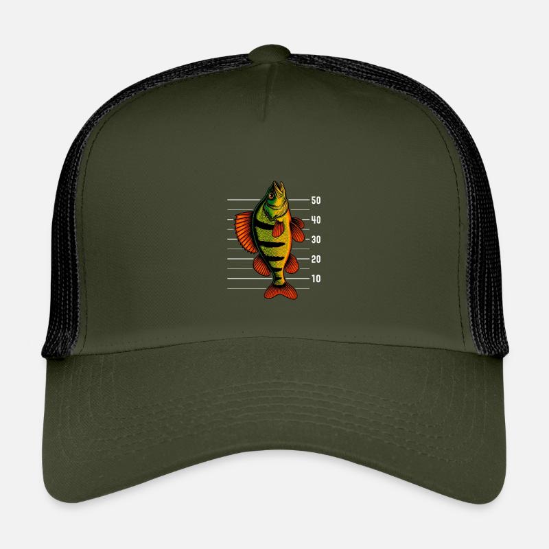 Barsch Flussbarsch Barsche Barsch Köder Kinder Trucker-Cap