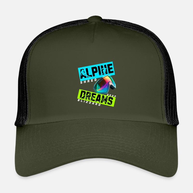 Alpine Dreams | Ski Winter Design Kids’ Trucker Cap